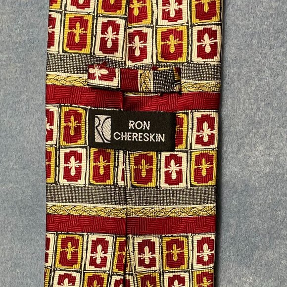 Bundle of 3 100% Silk Used Neckties - Picture 4 of 5